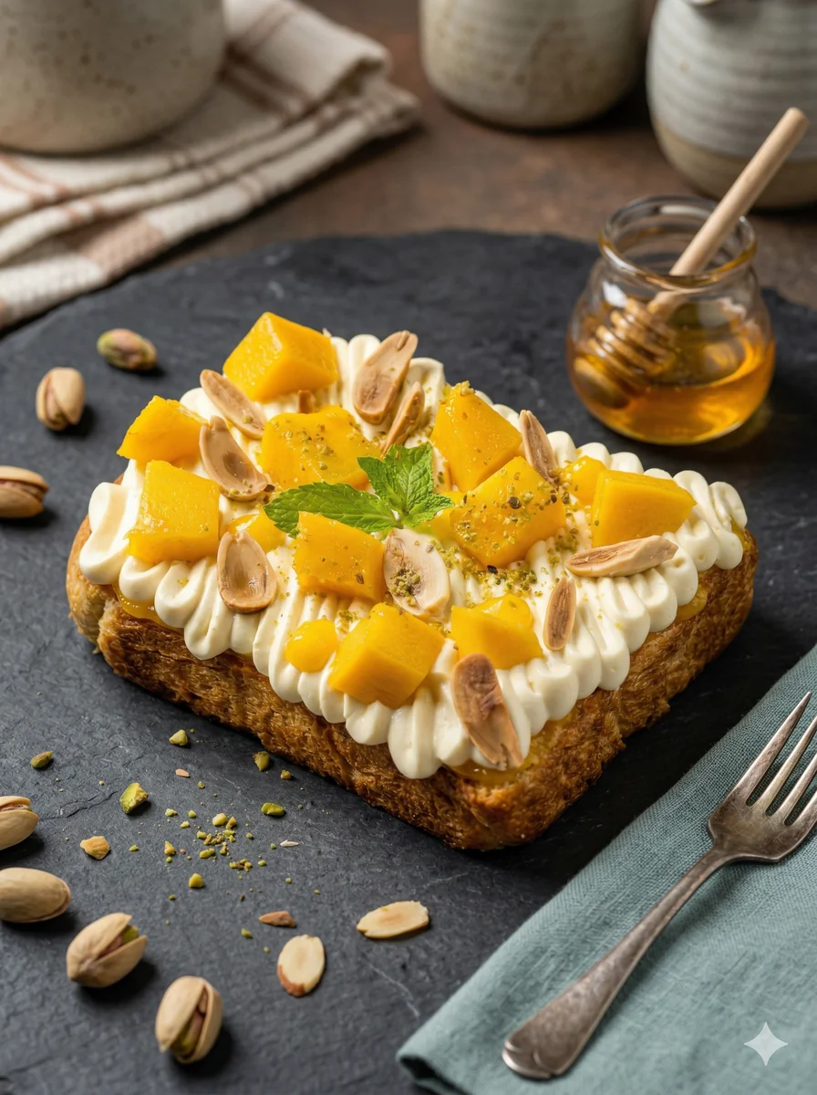Mango Cream Toast by Moi Doughssier